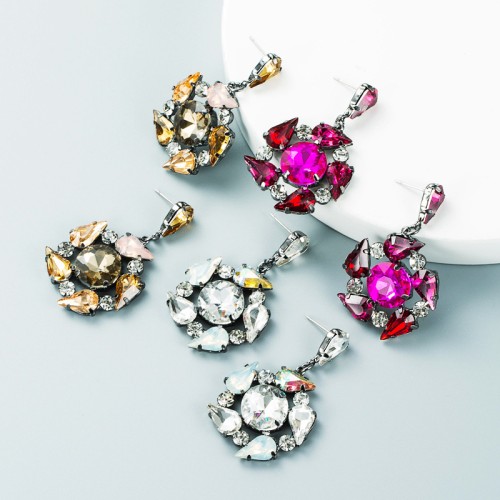 Fashion Jewelry Rhinestone Earrings For Women YWHME-752