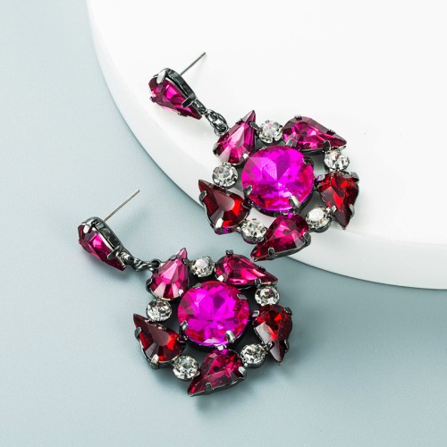 Fashion Jewelry Rhinestone Earrings For Women YWHME-752