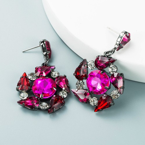 Fashion Jewelry Rhinestone Earrings For Women YWHME-752