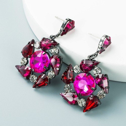 Fashion Jewelry Rhinestone Earrings For Women YWHME-752