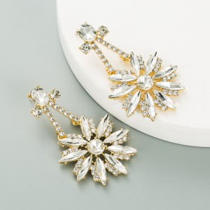 Fashion Jewelry Rhinestone Earrings For Women YWHME-754 