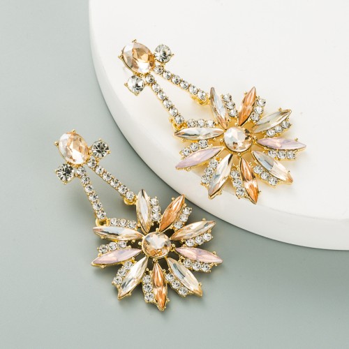 Fashion Jewelry Rhinestone Earrings For Women YWHME-754