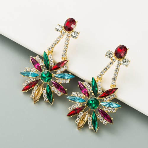 Fashion Jewelry Rhinestone Earrings For Women YWHME-754