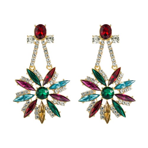 Fashion Jewelry Rhinestone Earrings For Women YWHME-754