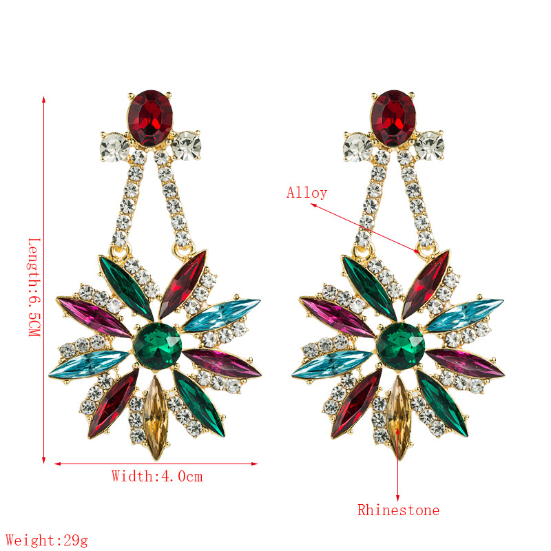 Fashion Jewelry Rhinestone Earrings For Women YWHME-754 