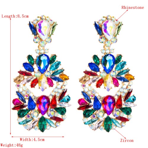 Fashion Jewelry Rhinestone Earrings For Women YWHME-755