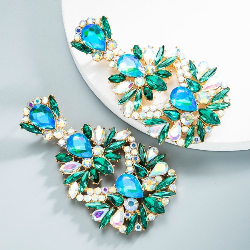 Fashion Jewelry Rhinestone Earrings For Women YWHME-755