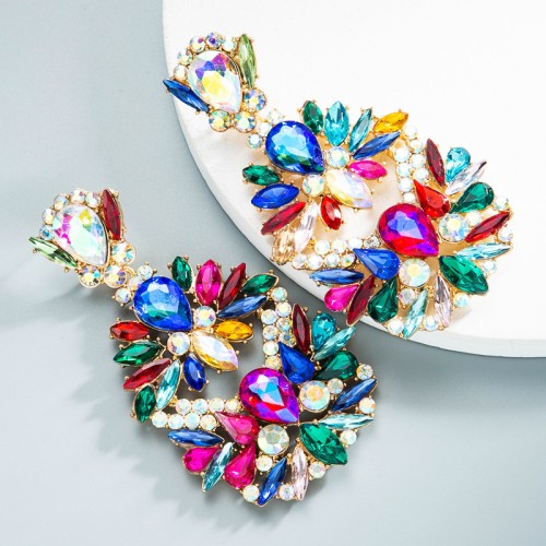 Fashion Jewelry Rhinestone Earrings For Women YWHME-755