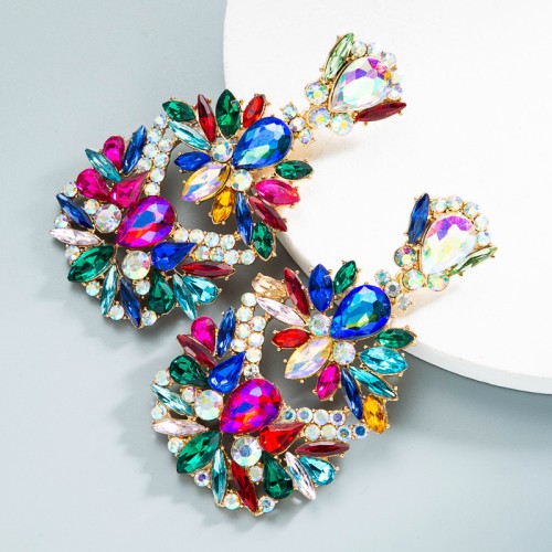 Fashion Jewelry Rhinestone Earrings For Women YWHME-755