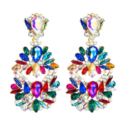 Fashion Jewelry Rhinestone Earrings For Women YWHME-755