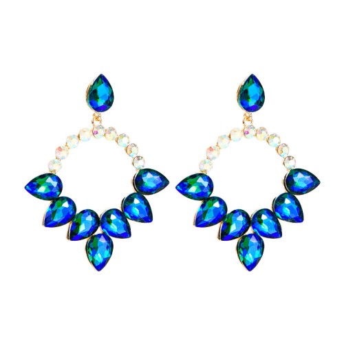 Fashion Jewelry Rhinestone Earrings For Women YWHME-756