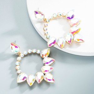 Fashion Jewelry Rhinestone Earrings For Women YWHME-756 