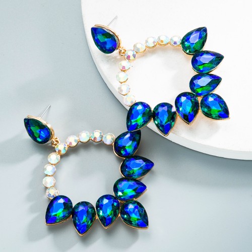 Fashion Jewelry Rhinestone Earrings For Women YWHME-756