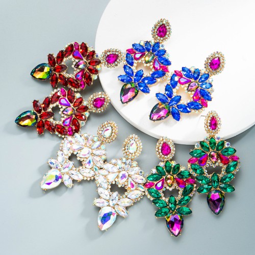 Fashion Jewelry Rhinestone Earrings For Women YWHME-757