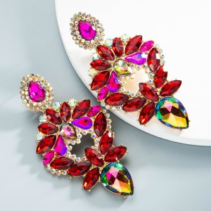 Fashion Jewelry Rhinestone Earrings For Women YWHME-757 