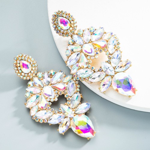 Fashion Jewelry Rhinestone Earrings For Women YWHME-757