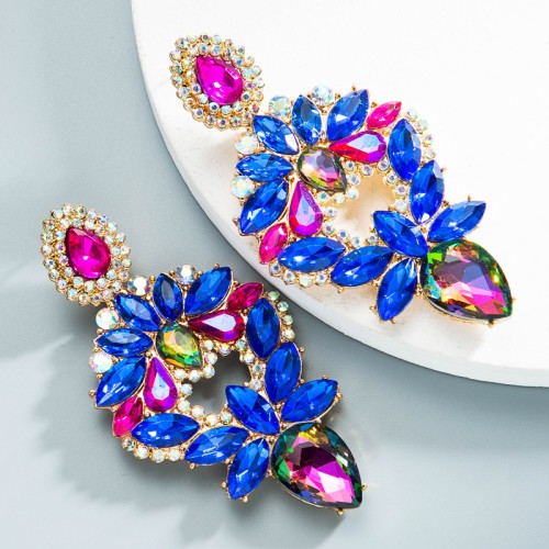 Fashion Jewelry Rhinestone Earrings For Women YWHME-757