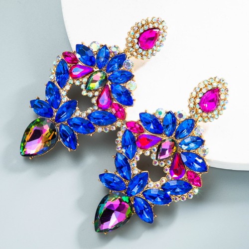 Fashion Jewelry Rhinestone Earrings For Women YWHME-757