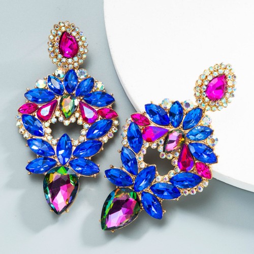 Fashion Jewelry Rhinestone Earrings For Women YWHME-757