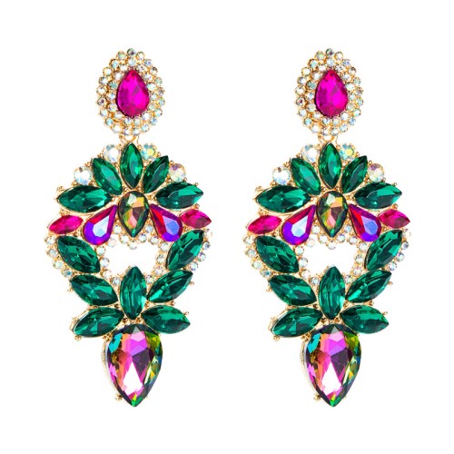 Fashion Jewelry Rhinestone Earrings For Women YWHME-757