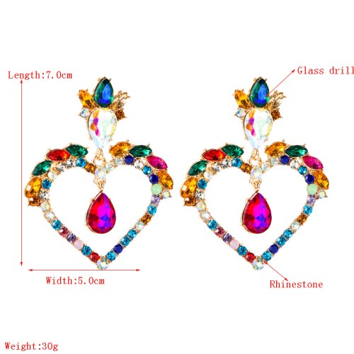 Fashion Jewelry Rhinestone Earrings For Women YWHME-758