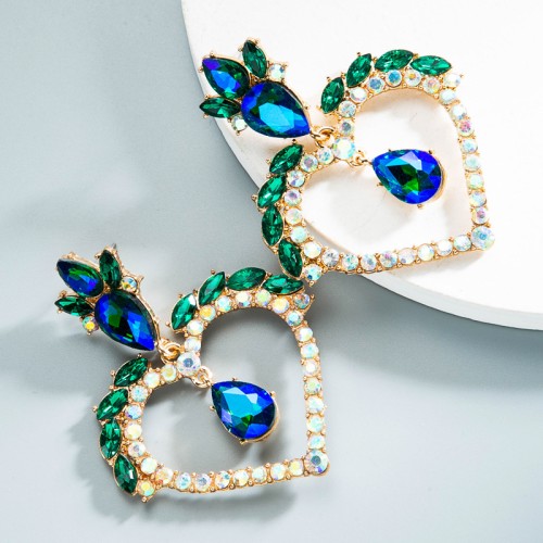 Fashion Jewelry Rhinestone Earrings For Women YWHME-758