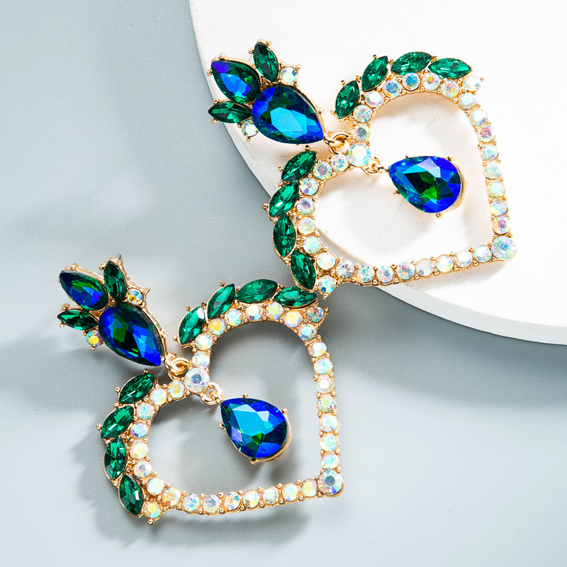 Fashion Jewelry Rhinestone Earrings For Women YWHME-758 