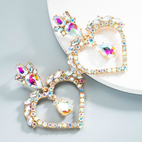 Fashion Jewelry Rhinestone Earrings For Women YWHME-758