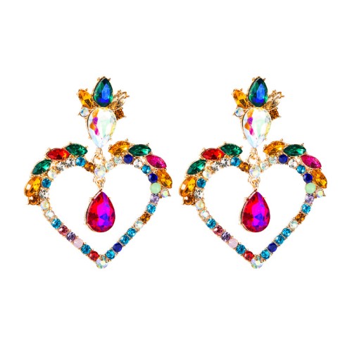 Fashion Jewelry Rhinestone Earrings For Women YWHME-758