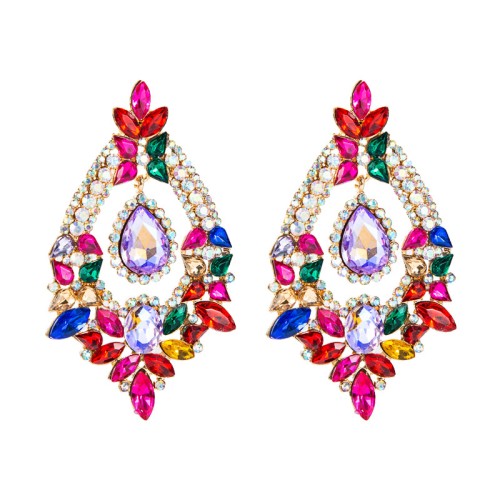 Fashion Jewelry Rhinestone Earrings For Women YWHME-759