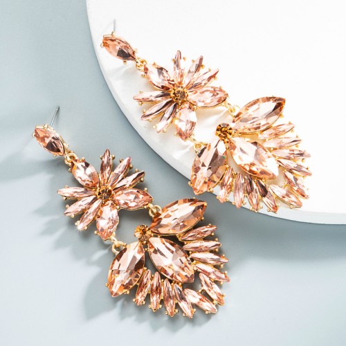 Fashion Jewelry Rhinestone Earrings For Women YWHME-760