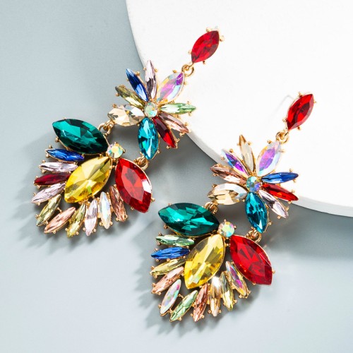 Fashion Jewelry Rhinestone Earrings For Women YWHME-760