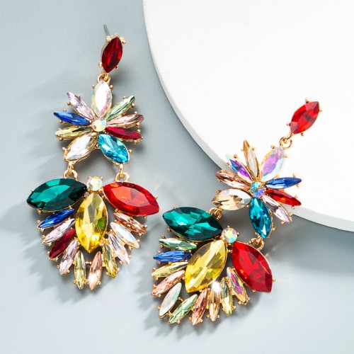 Fashion Jewelry Rhinestone Earrings For Women YWHME-760