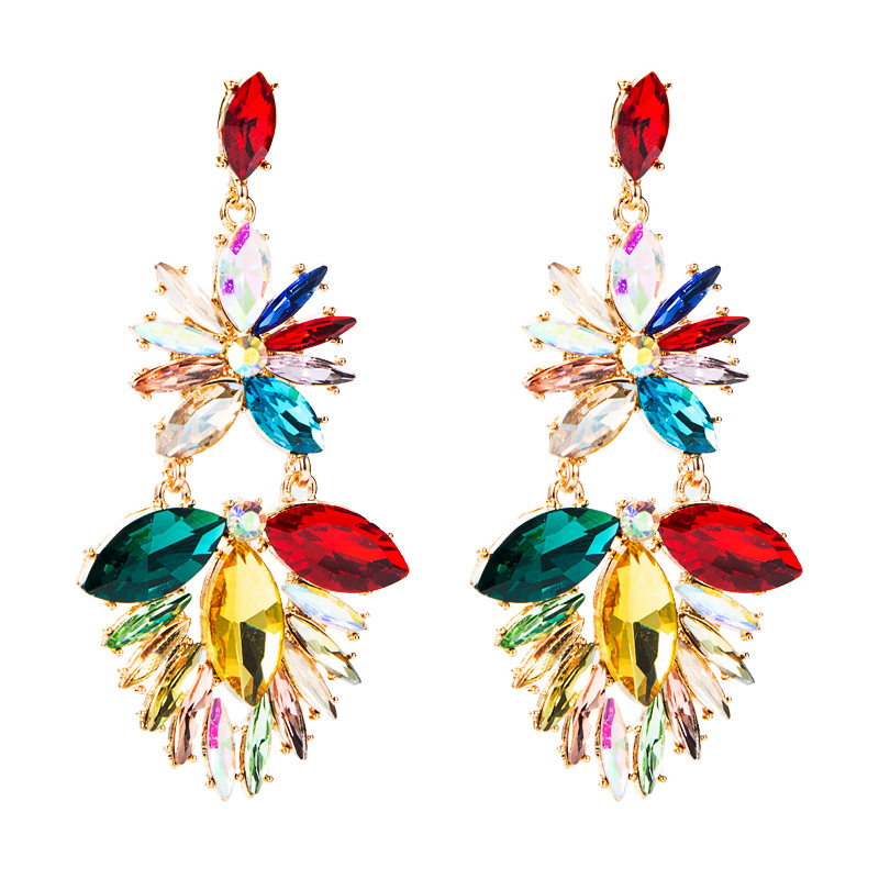 Fashion Jewelry Rhinestone Earrings For Women YWHME-760 