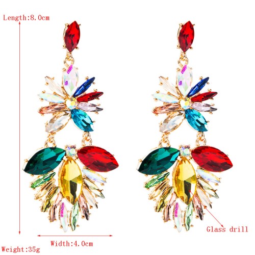 Fashion Jewelry Rhinestone Earrings For Women YWHME-760