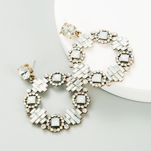 Fashion Jewelry Rhinestone Earrings For Women YWHME-761