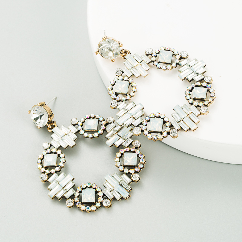 Fashion Jewelry Rhinestone Earrings For Women YWHME-761 