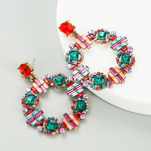 Fashion Jewelry Rhinestone Earrings For Women YWHME-761