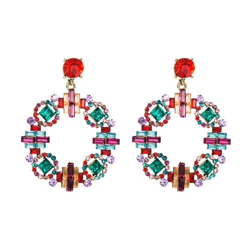 Fashion Jewelry Rhinestone Earrings For Women YWHME-761