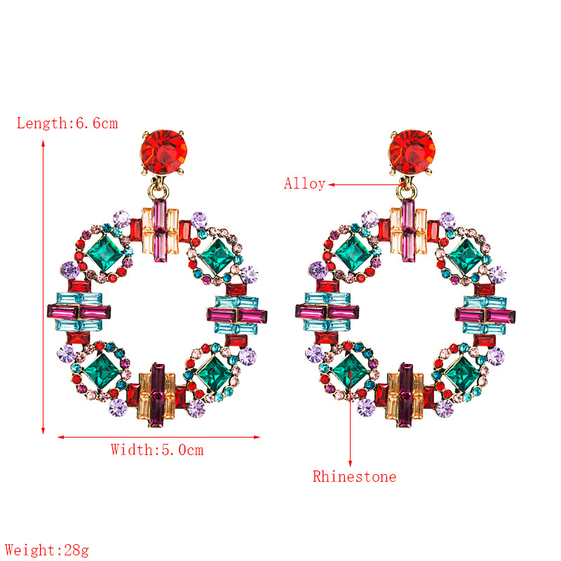 Fashion Jewelry Rhinestone Earrings For Women YWHME-761 