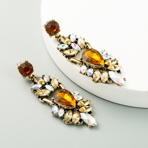 Fashion Jewelry Rhinestone Earrings For Women YWHME-762