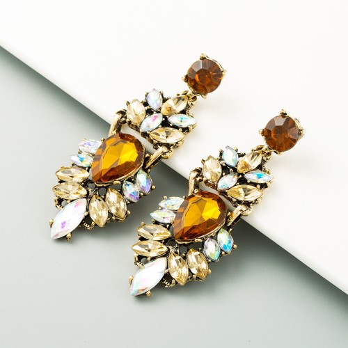 Fashion Jewelry Rhinestone Earrings For Women YWHME-762