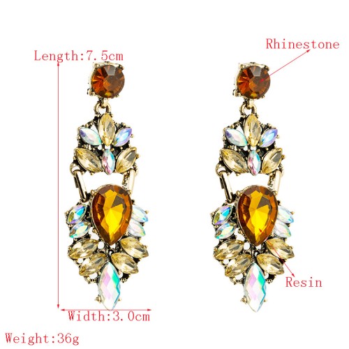 Fashion Jewelry Rhinestone Earrings For Women YWHME-762