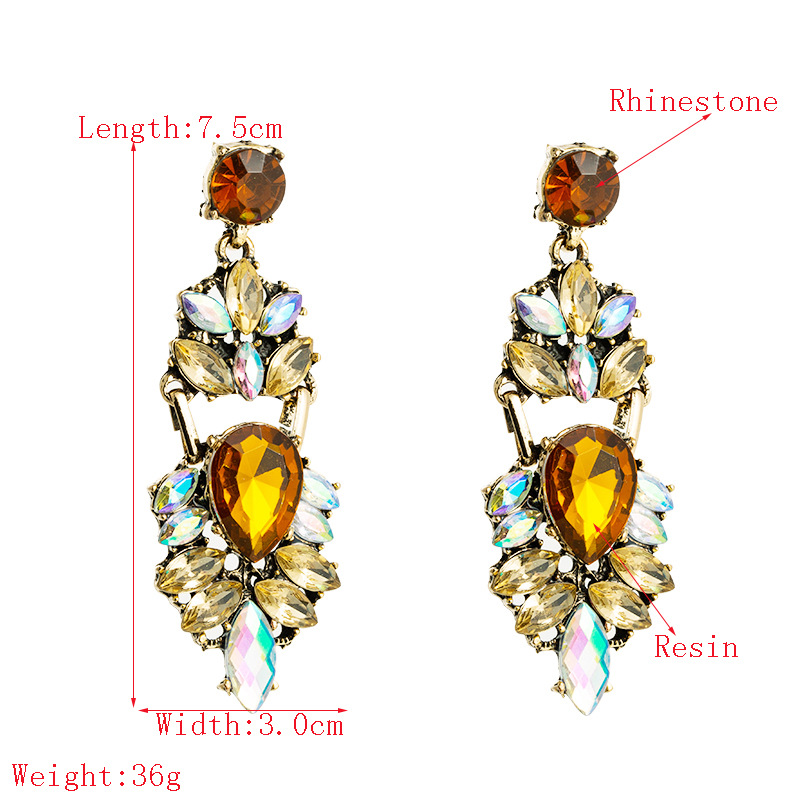 Fashion Jewelry Rhinestone Earrings For Women YWHME-762 