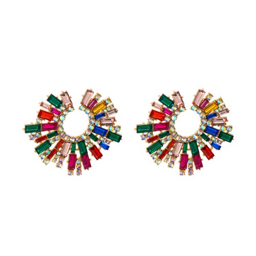 Fashion Jewelry Rhinestone Earrings For Women YWHME-763