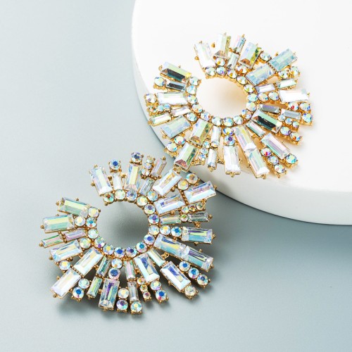 Fashion Jewelry Rhinestone Earrings For Women YWHME-763