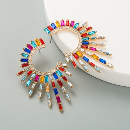 Fashion Jewelry Rhinestone Earrings For Women YWHME-764