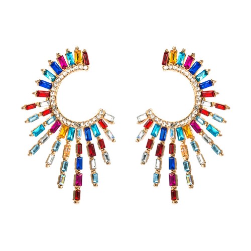 Fashion Jewelry Rhinestone Earrings For Women YWHME-764