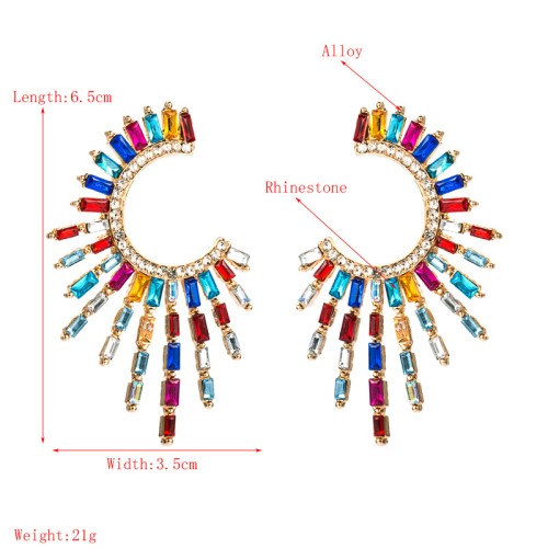 Fashion Jewelry Rhinestone Earrings For Women YWHME-764