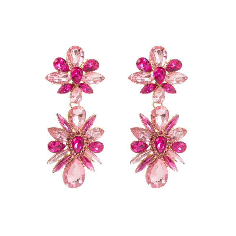 Fashion Jewelry Rhinestone Earrings For Women YWHME-765 